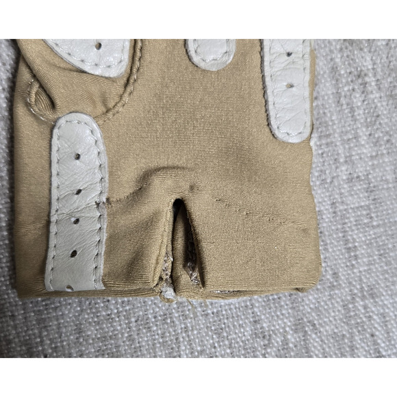 Vintage ISOTONER by Aris Women's Gloves Camel One Size Fits Most Unlined - Picture 5 of 7